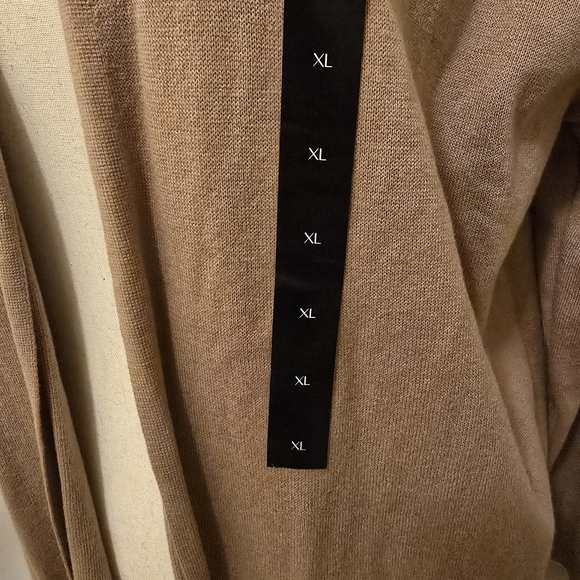 Banana Republic NWT Tan Open-Front Sweater Car Coat - Picture 3 of 8